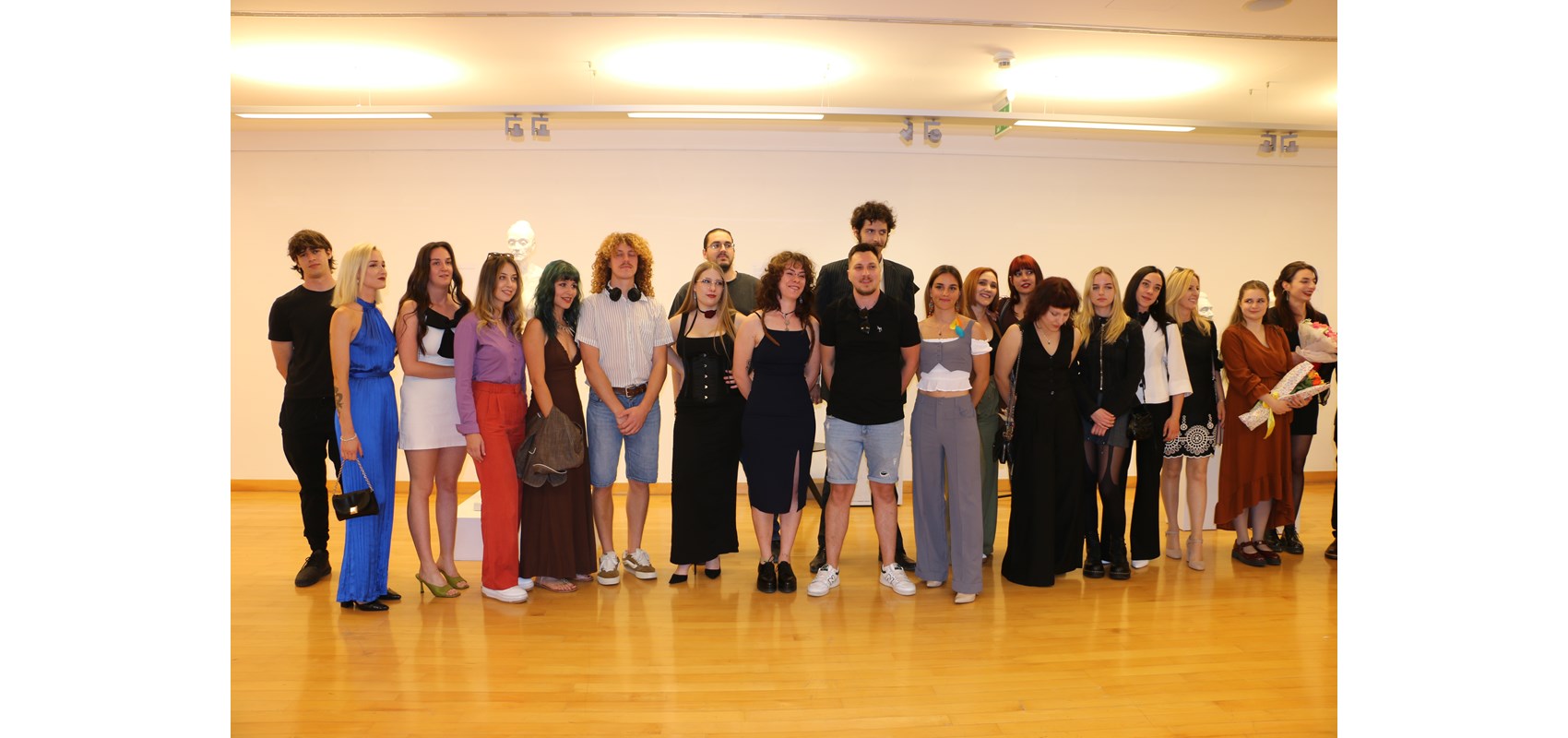 Numerous visitors at the opening of K.I.P. 5 annual exhibition at University Gallery